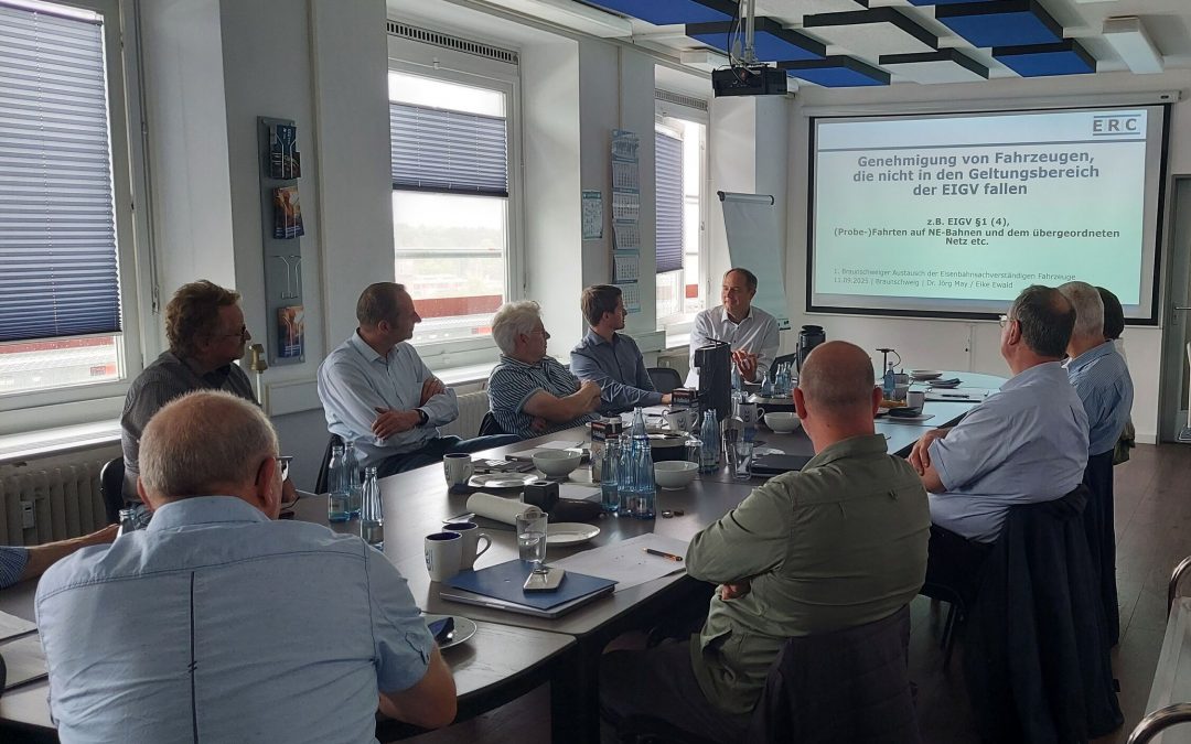 Zu Gast bei ERC: 1. Braunschweiger Austausch der Eisenbahnsachverständigen für Fahrzeuge in Nds