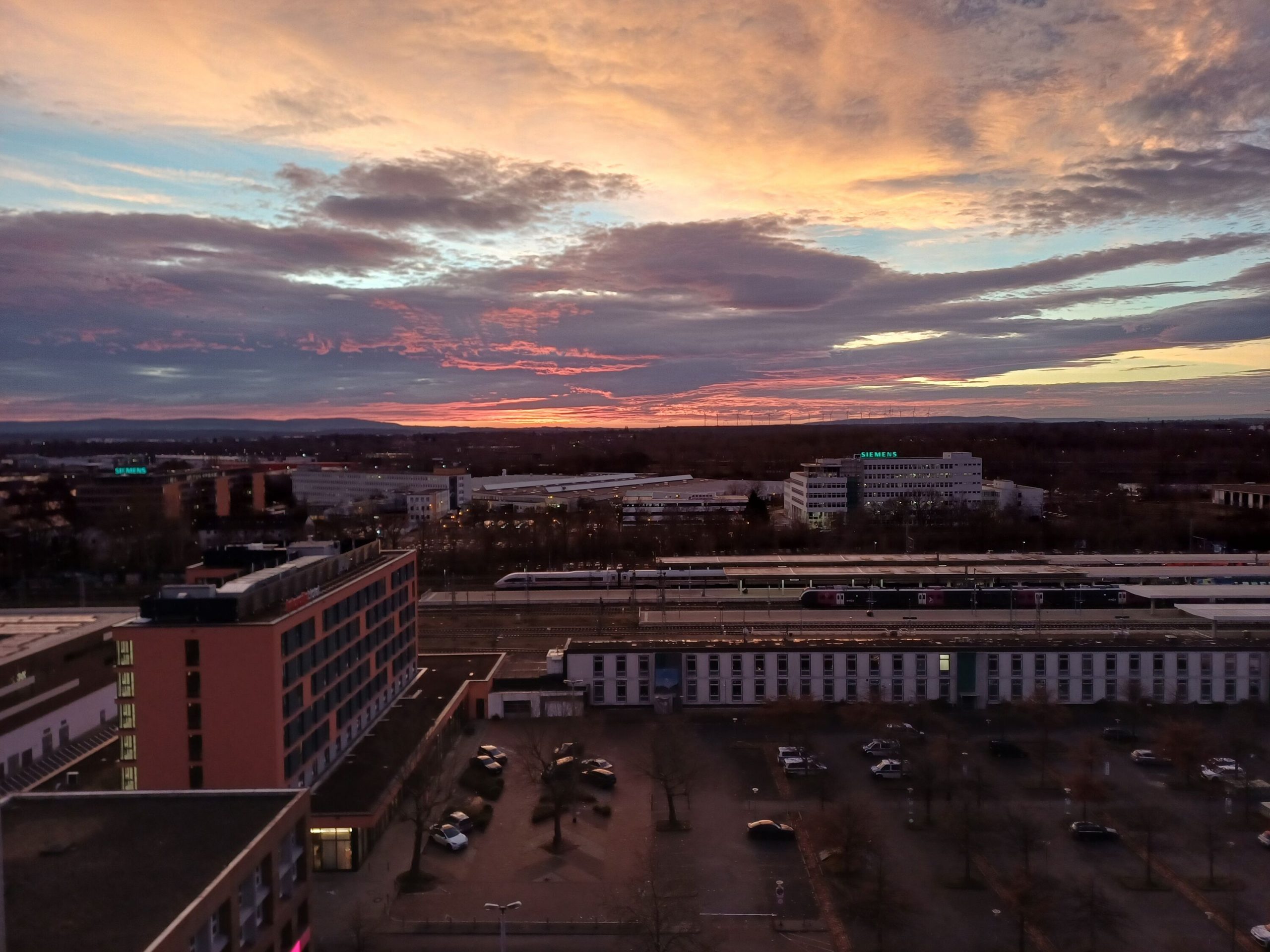 Montag. 12. Stock. Gute Aussicht. ☕️