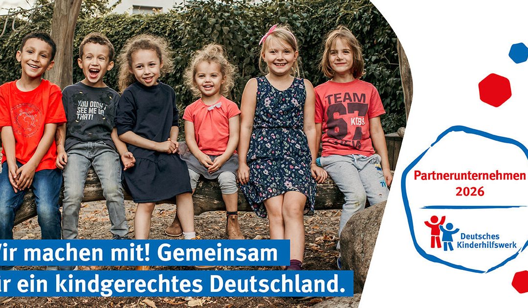 Die ERC.-Gruppe ist offizielles Partnerunternehmen des Deutsches Kinderhilfswerk e.V.